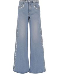 Coperni - Studded High-Rise Jeans - Lyst