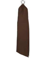 The Attico - Halterneck Open-Back Midi Dress - Lyst