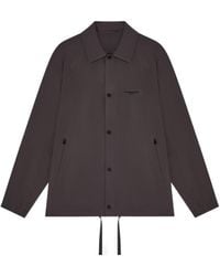 Emporio Armani - Logo-Embroidered Raglan-Sleeve Jacket - Lyst
