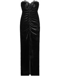 Alessandra Rich - Sleeveless Dress With Bow Decoration And Ruffled Lace Trim - Lyst