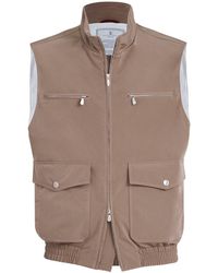 Brunello Cucinelli - Padded Zip Vest - Lyst