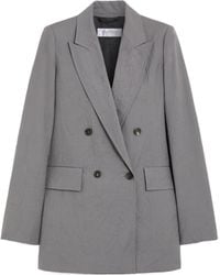 Max Mara - Abavo Double-Breasted Long-Sleeved Jacket - Lyst