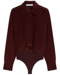 Max Mara - Fertile Button-Up Long-Sleeved Top - Lyst