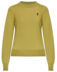 Ami Paris - Long-Sleeved Knitwear - Lyst