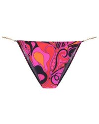 PUCCI - Printed Bikini Briefs - Lyst