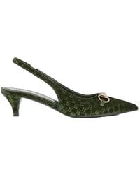 Gucci - Slingback Pump With Horsebit, Size 35 It - Lyst