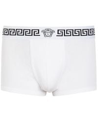 Versace - Low-Rise Stretch-Cotton Trunks - Lyst