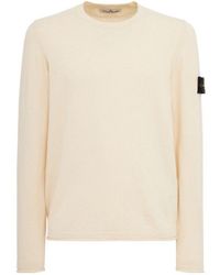 Stone Island - Crewneck Longsleeve Knit Sweater - Lyst