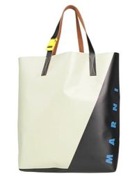 Marni - Two-Color Large Handbag - Lyst