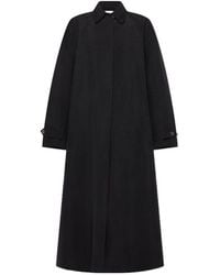The Row - Ryo Belted Silk Long Coat - Lyst