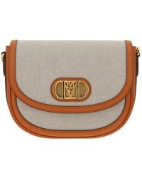 MCM - Mode Travia Logo Plaque Small Crossbody Bag - Lyst