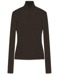 Nanushka - Cut-Out Roll-Neck Top - Lyst