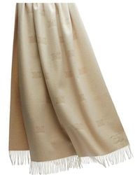Max Mara - Logo Tassel Scarf - Lyst