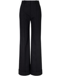 Adam Lippes - High-Waisted Loose Trousers - Lyst