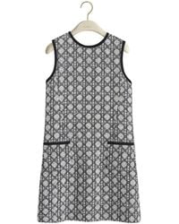 Dior - Short Macrocannage Dress - Lyst
