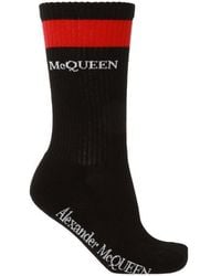 McQueen - Logo Socks - Lyst