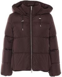 Add - Hooded Quilted Down Jacket - Lyst