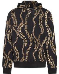 Versace Jeans Couture - Couture Chain-Link Printed Drawstring Hoodie - Lyst