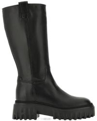 Hogan - Lug-Sole Side Zipped Boots - Lyst