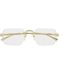 Gucci - Eyewear Square Frame Glasses - Lyst