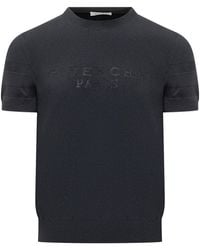 Givenchy - Logo Short-Sleeve Knitted Top - Lyst