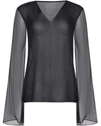 Alberta Ferretti - Blouse By Made Of Silk - Lyst