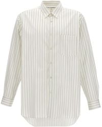 Comme des Garçons - Comme Des Garçons Shirt Striped Buttoned Shirt - Lyst
