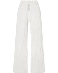 Rohe - Jam Striped Casual Pants - Lyst
