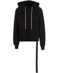 Rick Owens - Asymmetrical Stitching Hoodie - Lyst
