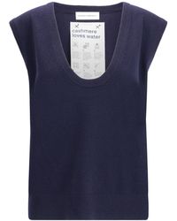 Extreme Cashmere - Lord Sleeveless Knitted Top - Lyst