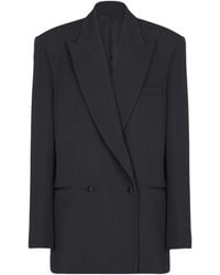 Balmain - Oversized Grain De Poudre Jacket - Lyst