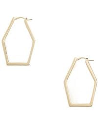 La DoubleJ - Portal Geometric Hoop Earrings - Lyst