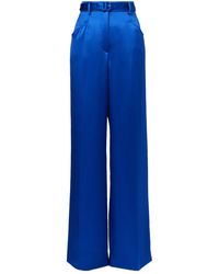 Gabriela Hearst - Norman Silk Tweed Wide-Leg Pants - Lyst