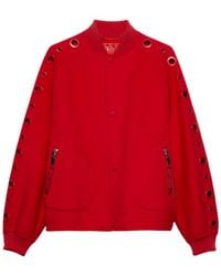 MAX&Co. - Double-Woven Wool Bomber Jacket - Lyst