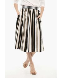 Woolrich - Scully Flared Midi Skirt - Lyst