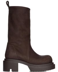 Rick Owens - 60Mm Bogun Platform Combat Boots - Lyst