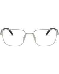 Prada - Eyewear Rectangular Frame Glasses - Lyst