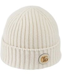 Gucci - Double G Cashmere Beanie - Lyst