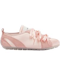 Simone Rocha - Ballerina Grip Satin And Suede Sneakers - Lyst