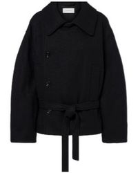 Lemaire - Double-Breasted Alpaca And Wool Coat - Lyst
