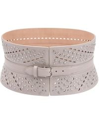 Alaïa - Alaïa Stud-Embellished Buckled Belt - Lyst