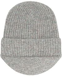 RANRA - Mélange-Effect Knitted Beanie - Lyst