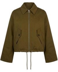 Closed - Drawstring-Waist Zip-Up Jacket - Lyst