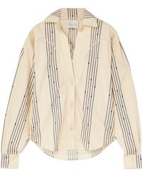 Johanna Ortiz - Printed Cotton-Poplin Shirt - Lyst