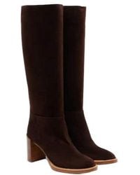 Gabriela Hearst - Bocca Suede Knee-High Boots - Lyst
