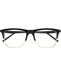 Saint Laurent - Eyewear Square Frame Glasses - Lyst