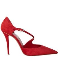 Christian Louboutin - Lacquered Sole Pointed Toe Stiletto Court Shoes - Lyst
