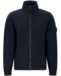 Stone Island - Zip-Up Hoodie - Lyst