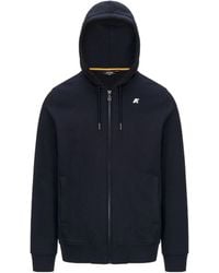 K-Way - Logo Hooded Casual Jacket - Lyst