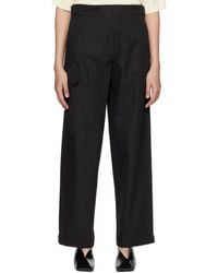 Studio Nicholson - High-Waisted Tailored Casual Pants - Lyst